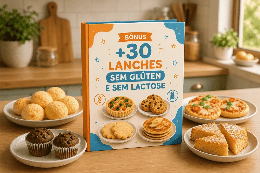 +30 Lanches Sem Glúten e Sem Lactose