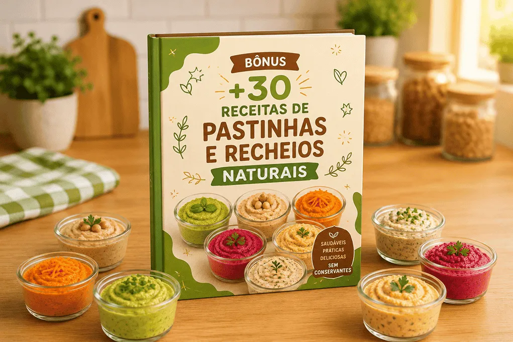 +30 Receitas de Pastinhas e Recheios Naturais